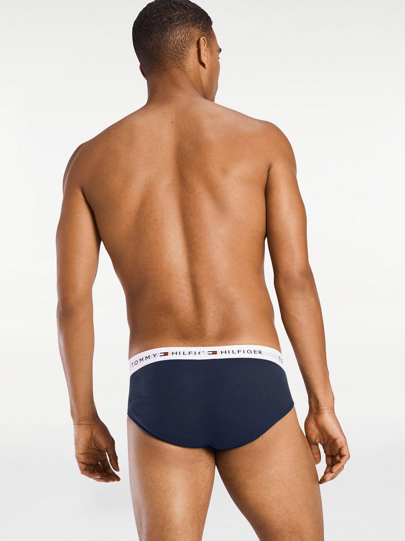 Férfi Tommy Hilfiger Pamut classics brief 6pk Briefs Kék Színes Szürke | HU 1326MQZ